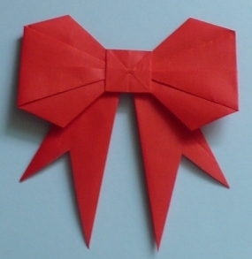 бантик оригами