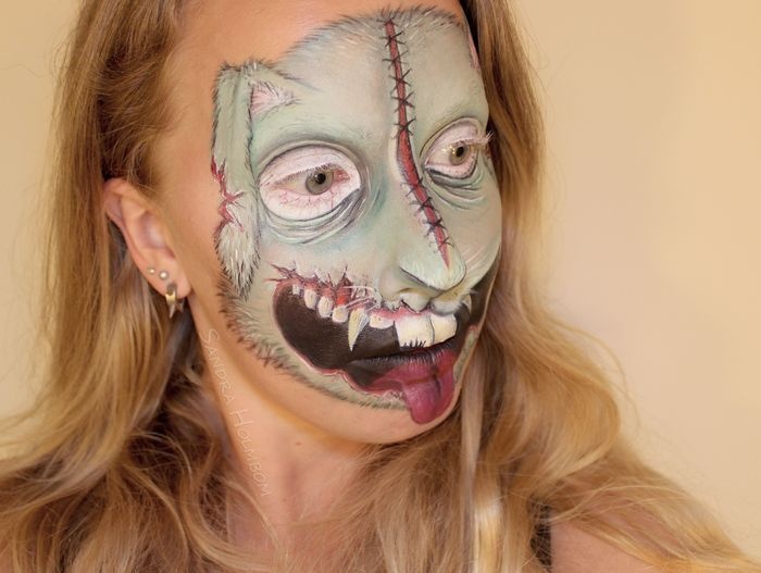А вот это реально макияж на Хеллоуин