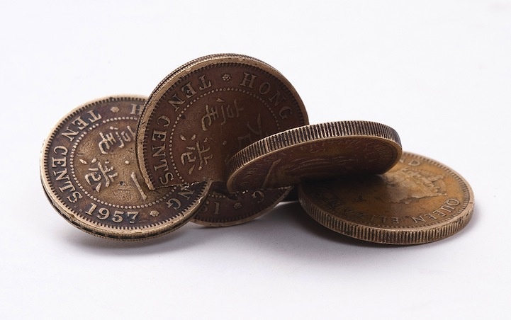 Арт-объекты из монет от Robert Wechsler
