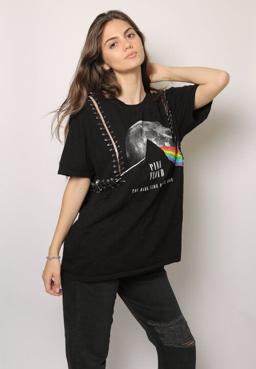 панк рок футболка женская