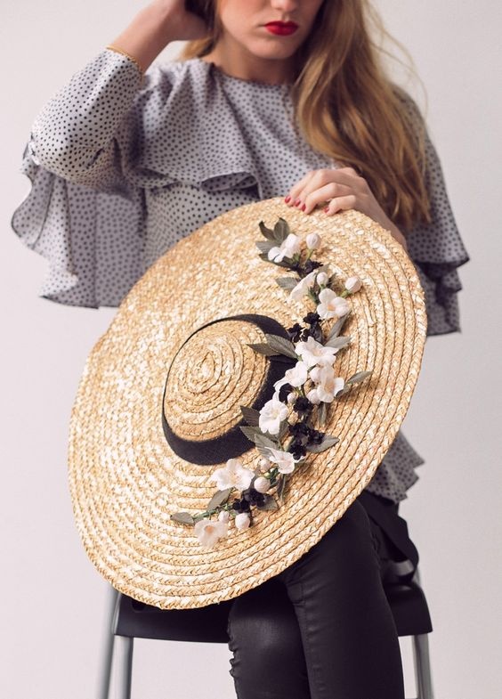 Как украсить летние шляпы женские с полями