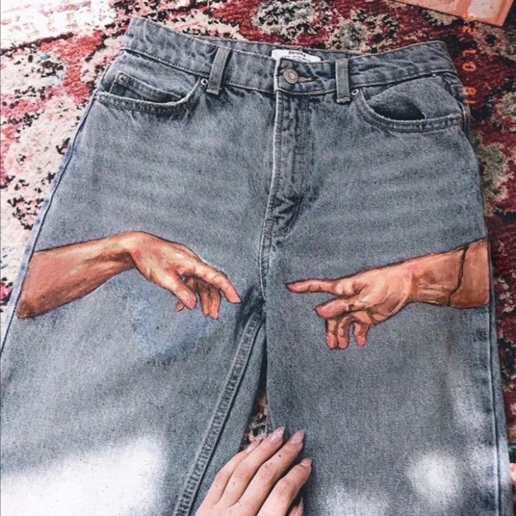 рисунки на по джинсе