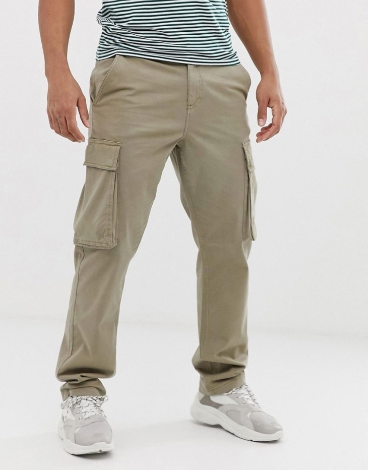 Выкройка мужских брюк карго, размеры 46-58