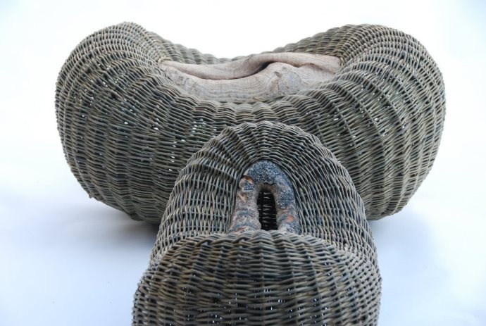 плетение корзин, арт-объекты, дерево, Joe Hogan