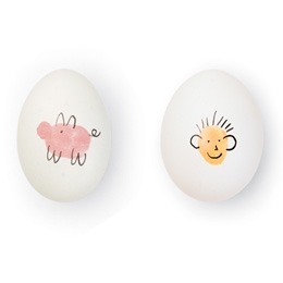 яйца с отпечатками пальцев
