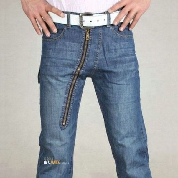 джинсы креативные