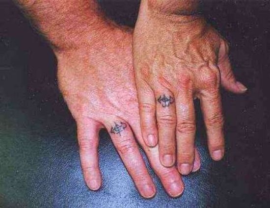 татуировки кольца