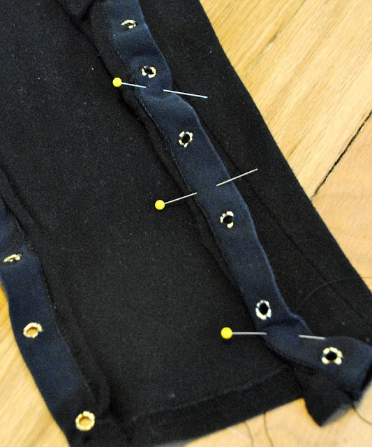 Шнуровка на брюках (DIY)