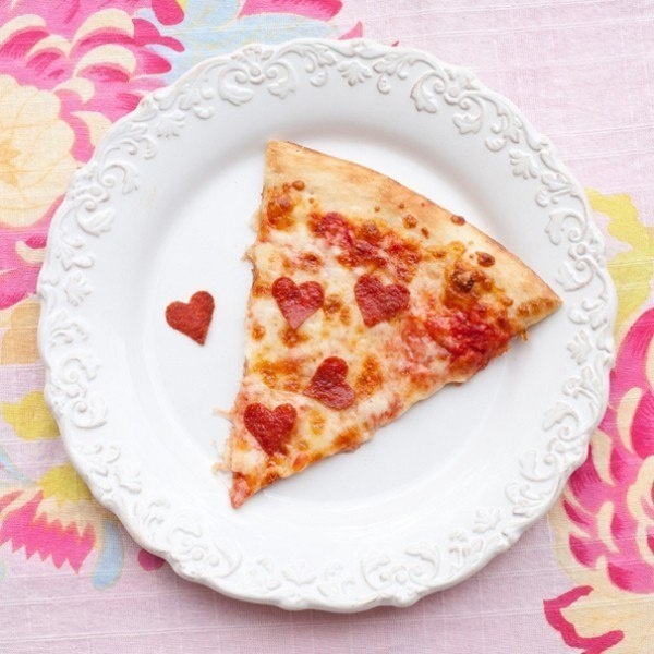 пицца день святого валентина