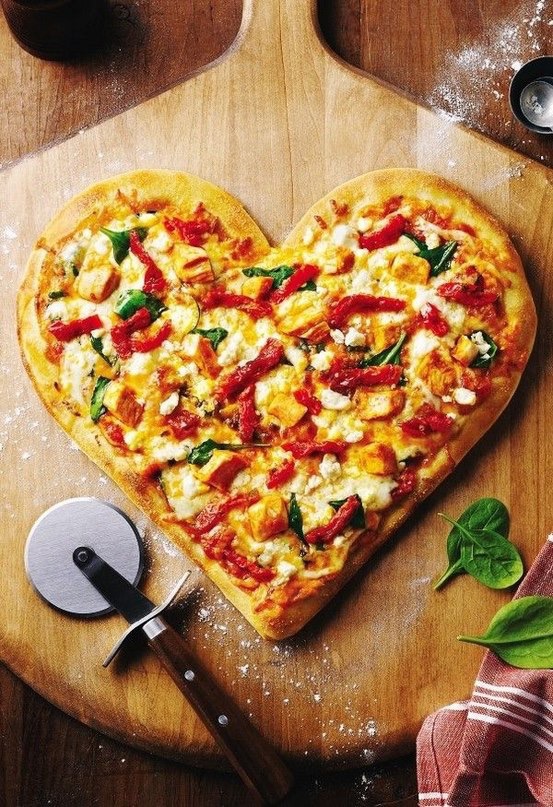 Сердечная пицца (подборка)