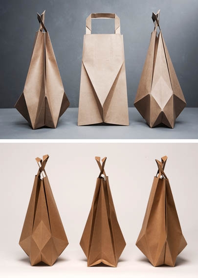 оригами сумка пакет