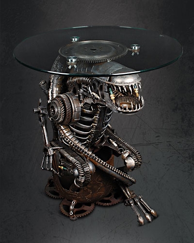мебель стол с инопланетянином чужой
