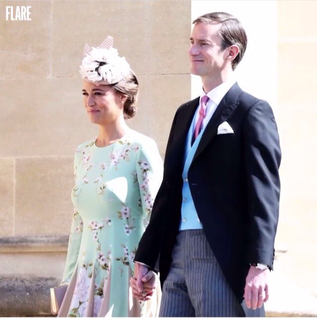 платье Пиппы, ее сестры, на свадьбе принца Гарри