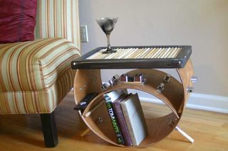 переделка барабана музыкальных инструментов в мебель