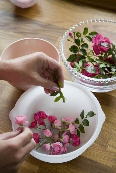 Ледяная розовая ваза (Diy)