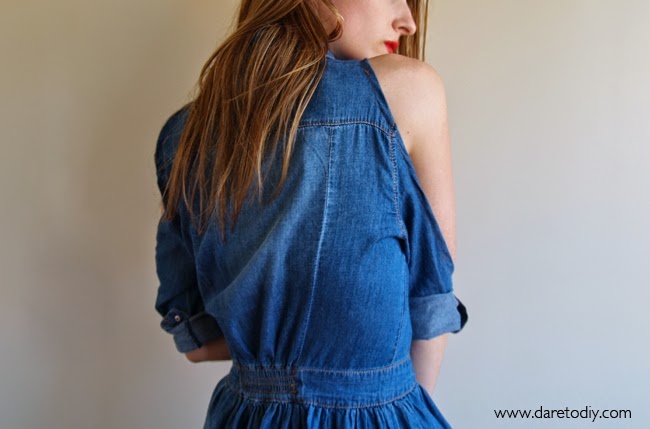 Переделка джинсового платья (Diy)