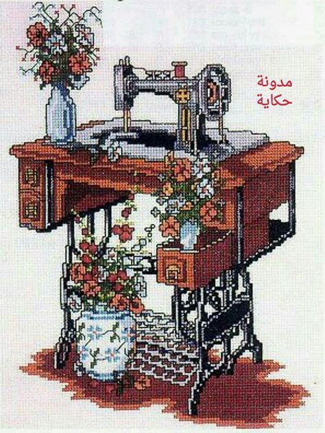 Схемы вышивки швейных машинок