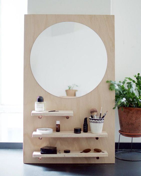 Зеркало органайзер в ванной комнате (Diy)