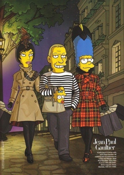 Семейка Симпсонов демонстрирует наряды мировых брендов на страницах журнала Harper&#39;s Bazaar&quot;