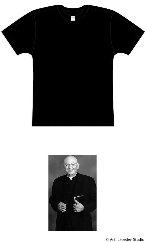 футболка священика