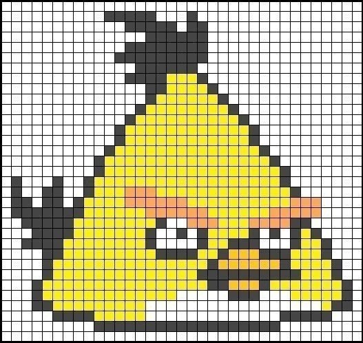 Схемы для вышивания Angry Birds