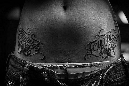 Татуировки - надписи (подборка)