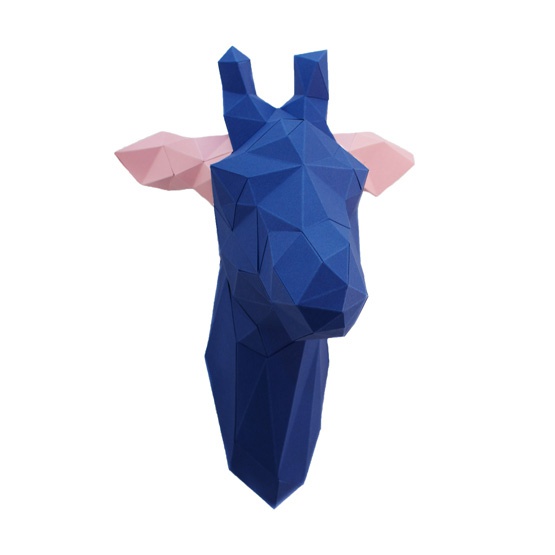 Оригами головы животных на стену
