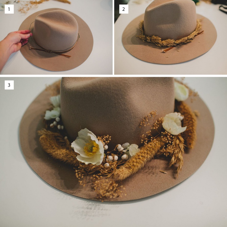 Как украсить шляпу своими руками | СЛИЯНИЕ СТИЛЕЙ