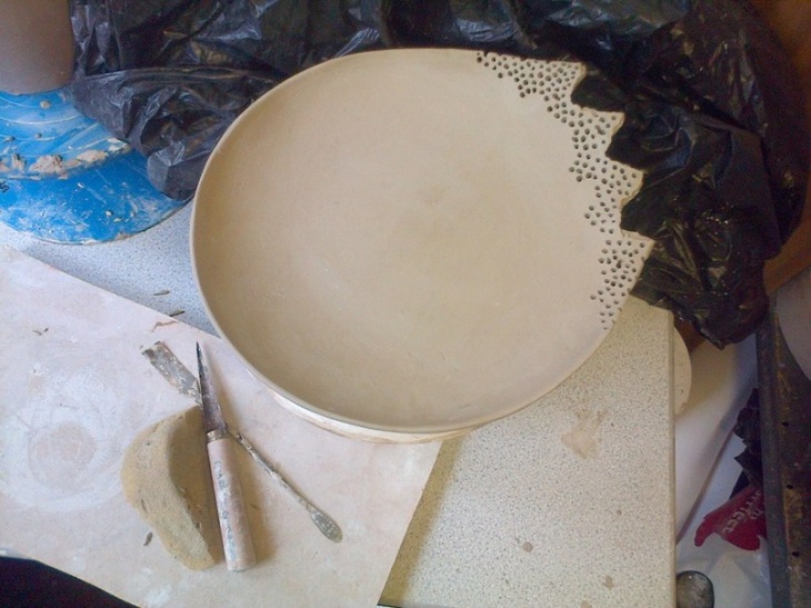 Креативная керамическая посуда (трафик)