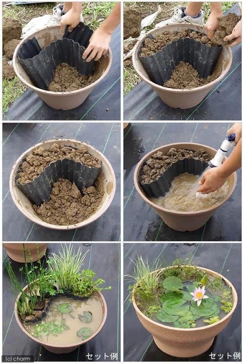 Как сделать миниатюрный пруд