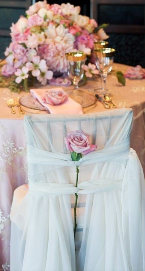 Свадебные чехлы для стульев