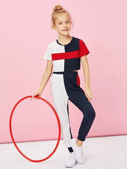 спортивная детская модная одежда для девочек