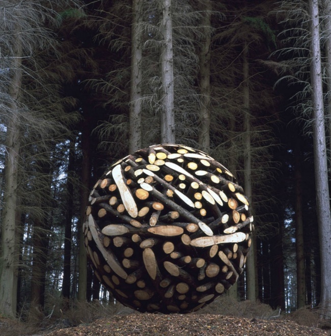 Скульптуры Lee Jae-Hyo из дерева