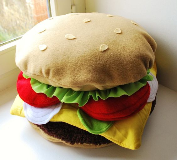 Подборка фотографий на тему подушек - гамбургеров
