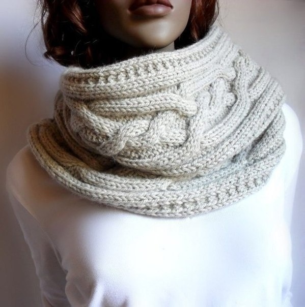 Палантин- шарф шраг- трансформер, который стоит связать себе к холодам.