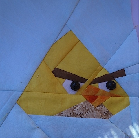 Angry bird. Шьем желтую птичку