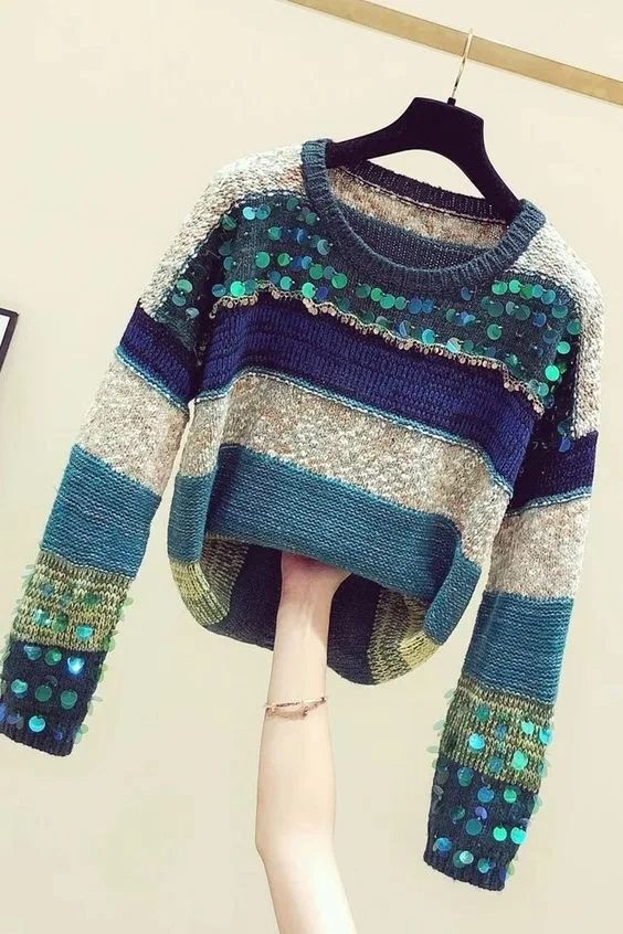 как украсить свитер своими руками