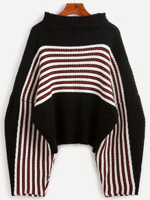 необыкновенная тельняшка свитер в полоску