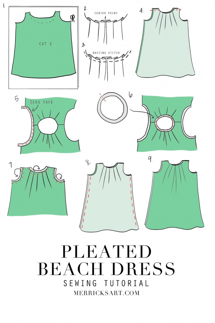 Как сшить пляжное летнее платье (Diy)