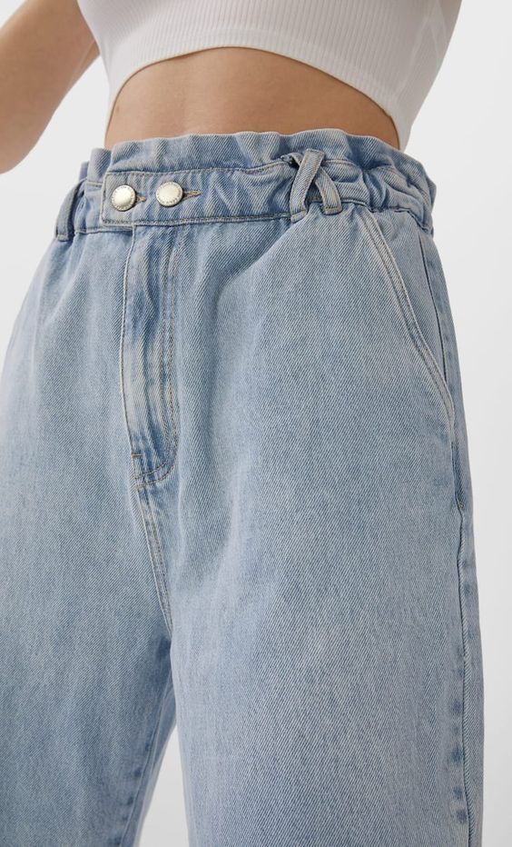 джинсы брюки как вшить пояс