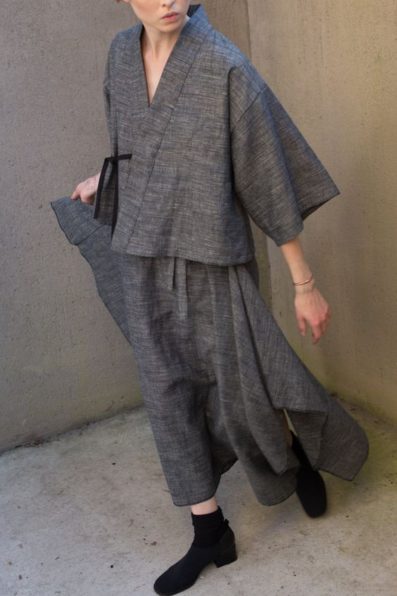 одежда в стиле кимоно бохо