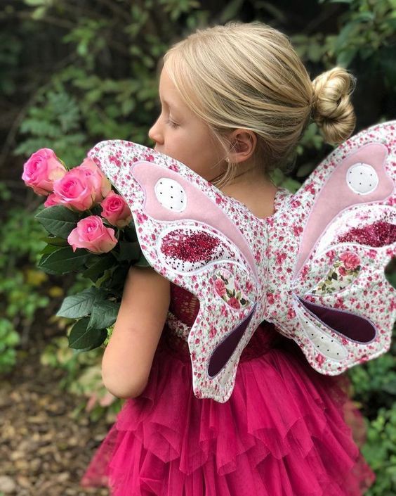 как сделать крылья бабочки костюм