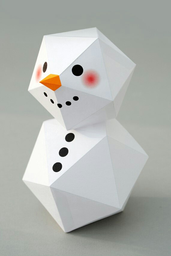 Снеговик из бумаги своими руками: 60+ пошаговых мастер классов, а также шаблоны и схемы поделок