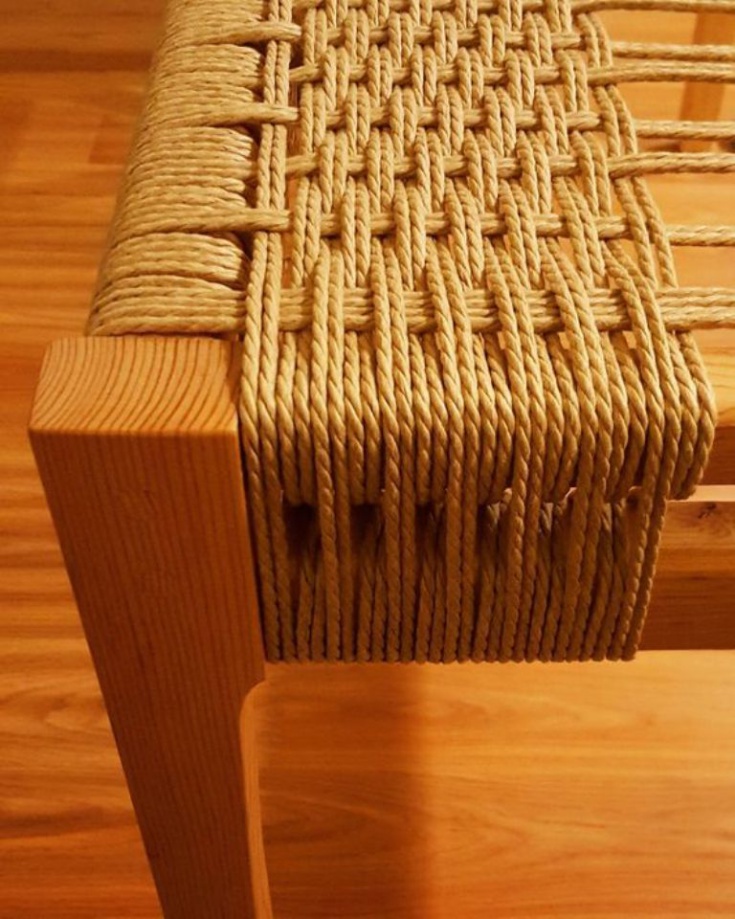 плетение бечевка, ротанг