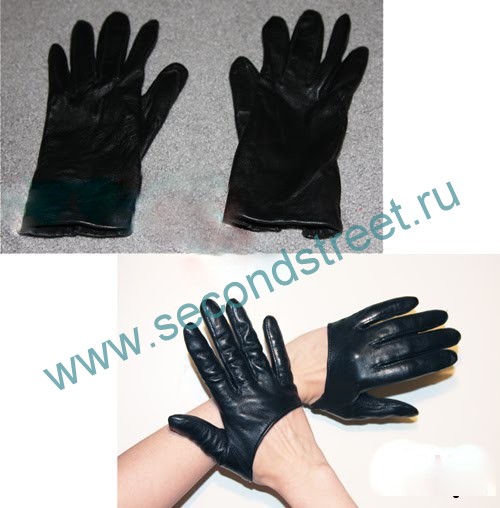 переделываем кожу перчатки: