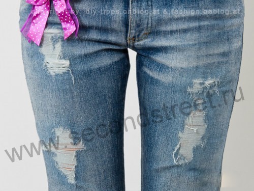 как создать потертости потереть джинсы джинсу деним
