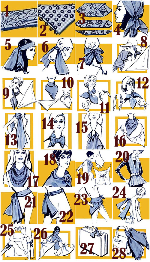 28 способов носить платок